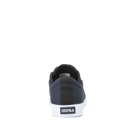 Supra Mens STACKS II VULC Low Top Shoes Navy/White/white | US-40611